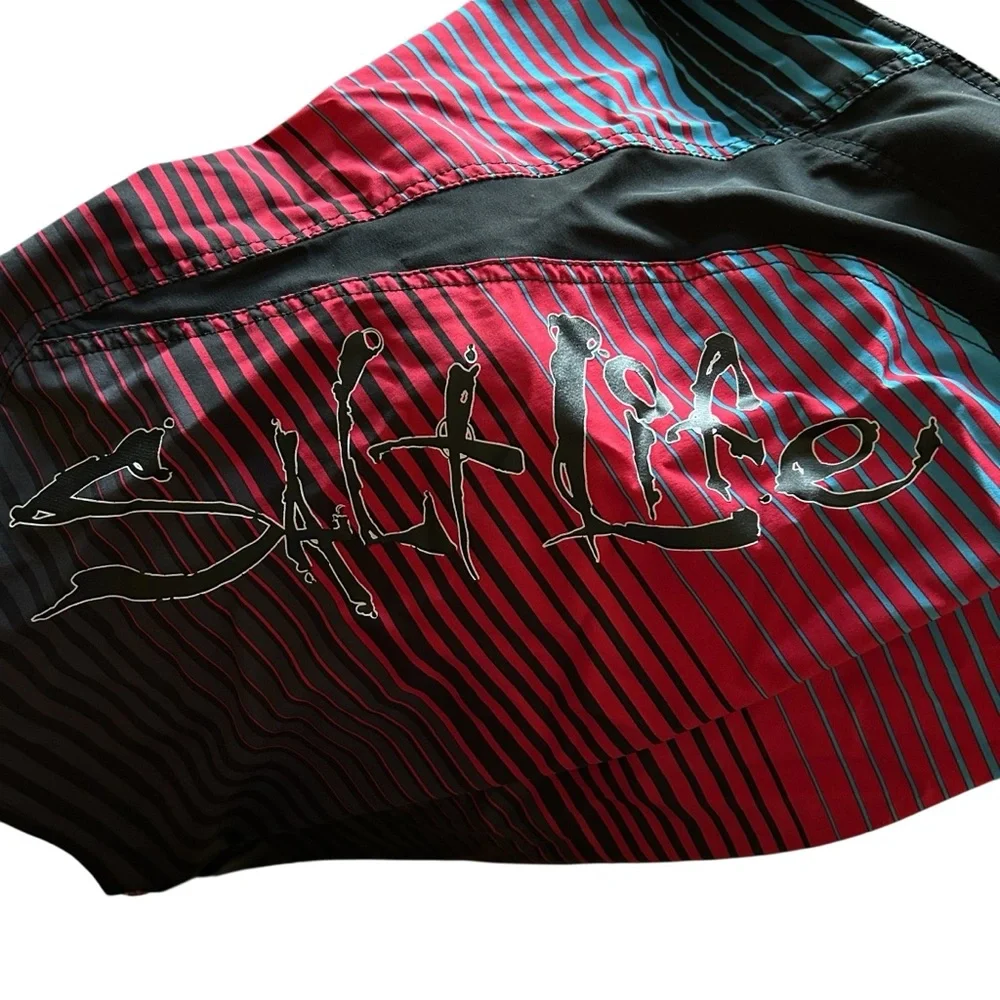 Salt Life SLX-QD Vapor Stretch Board Shorts Men’s‎ 30 Multicolor Striped Swim
